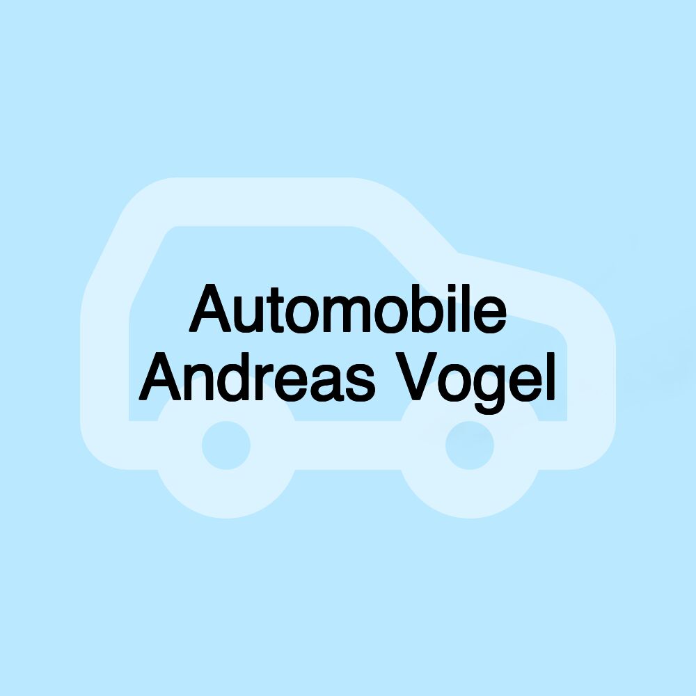 Automobile Andreas Vogel