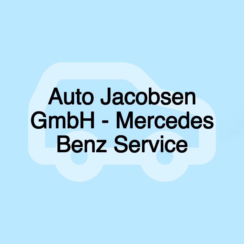 Auto Jacobsen GmbH - Mercedes Benz Service