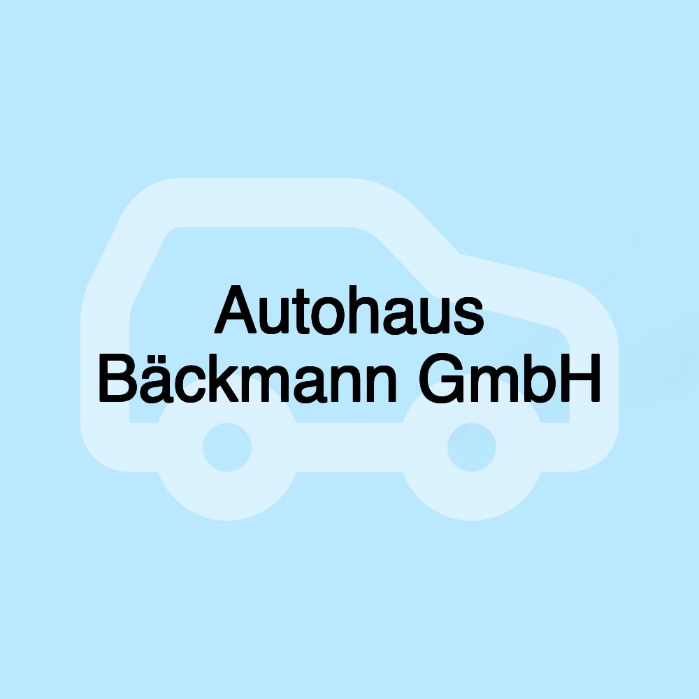 Autohaus Bäckmann GmbH