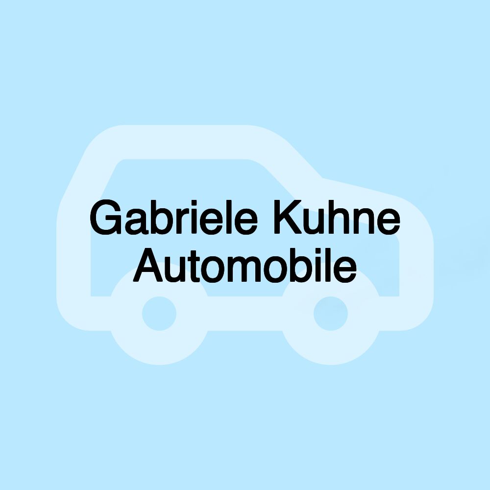 Gabriele Kuhne Automobile