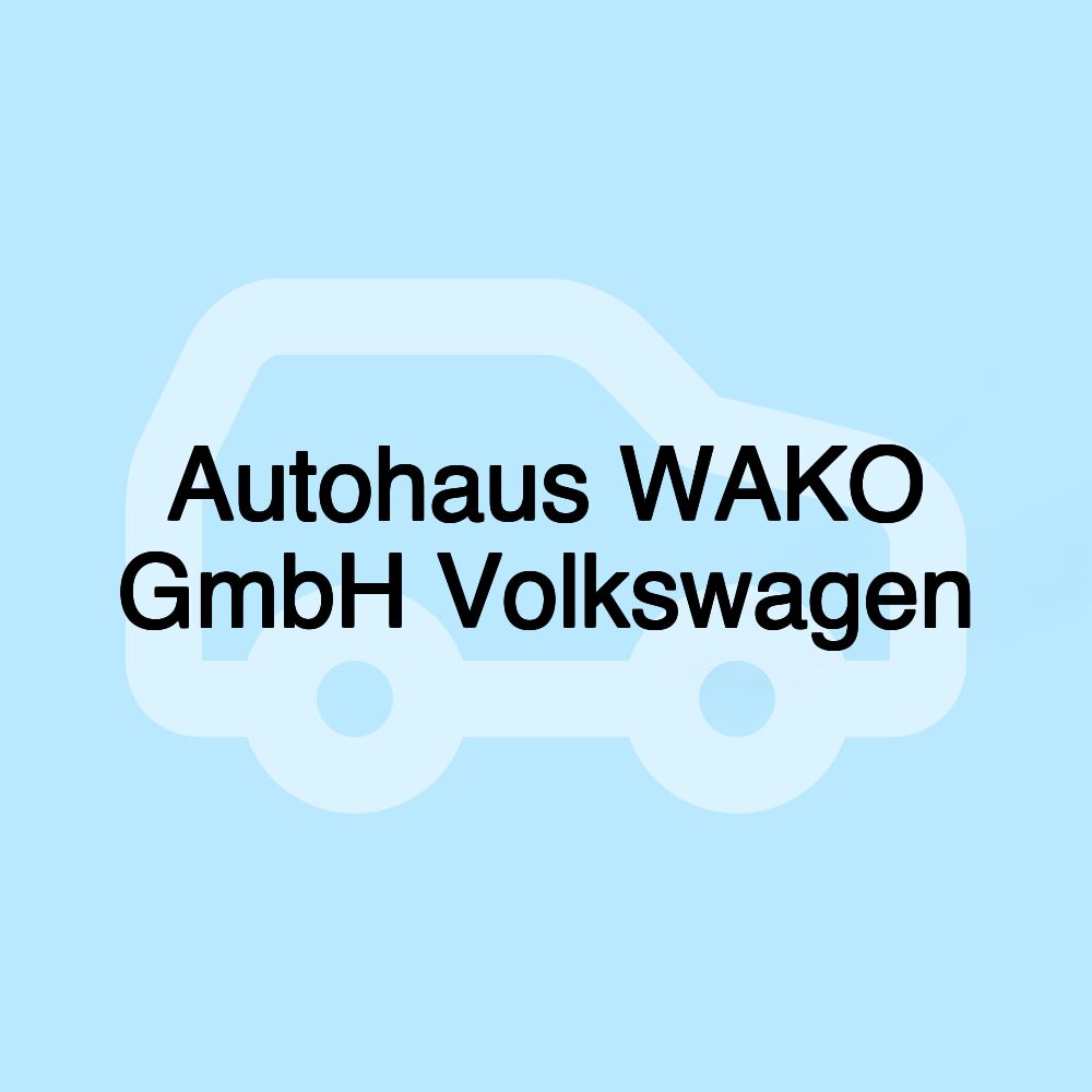 Autohaus WAKO GmbH Volkswagen