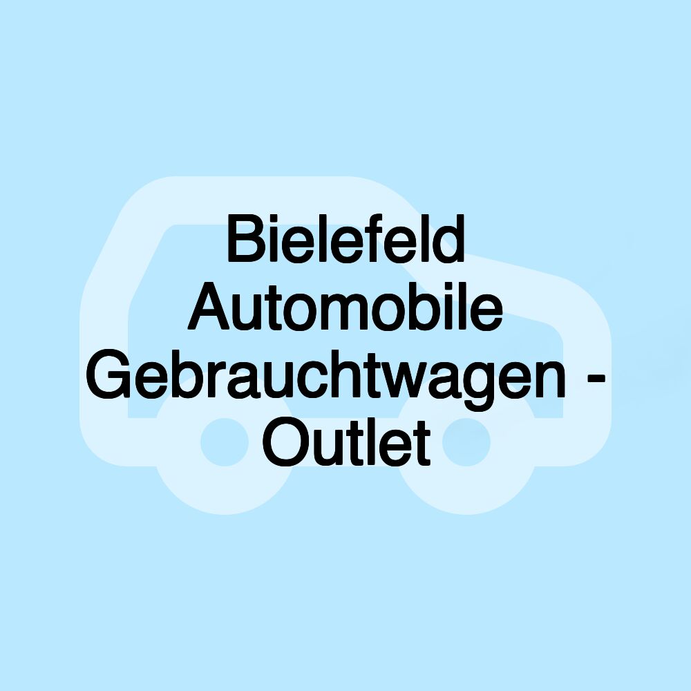 Bielefeld Automobile Gebrauchtwagen - Outlet