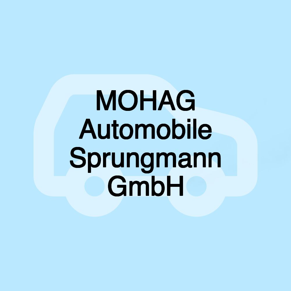 MOHAG Automobile Sprungmann GmbH