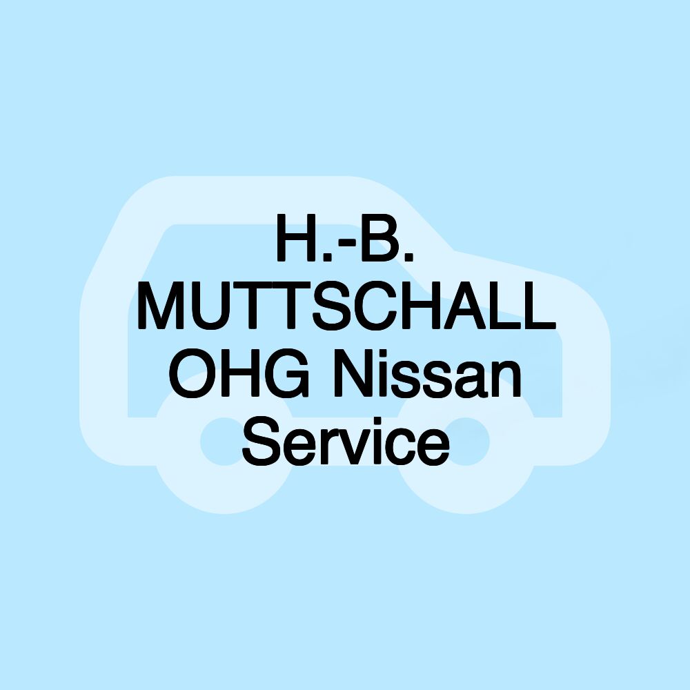 H.-B. MUTTSCHALL OHG Nissan Service