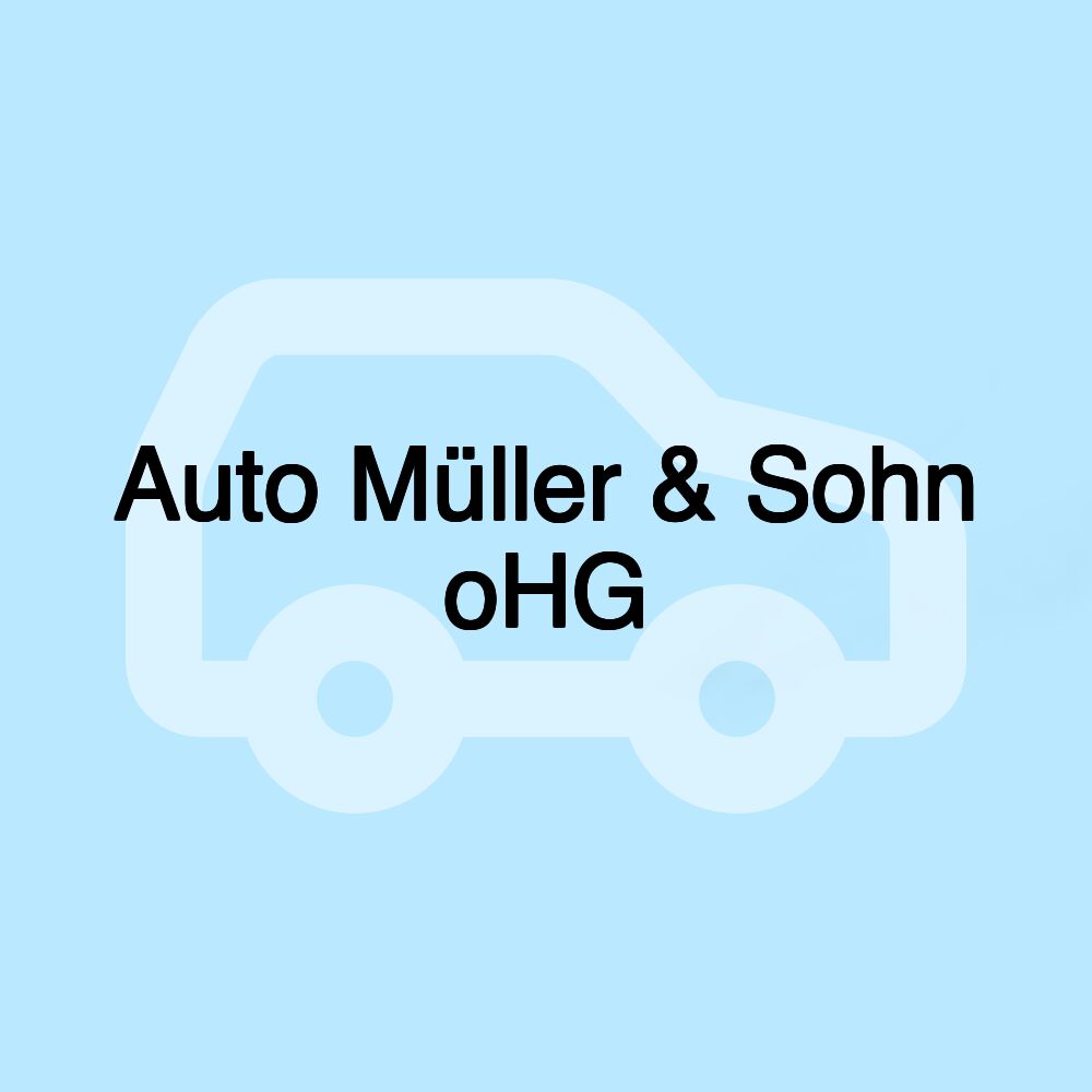 Auto Müller & Sohn oHG