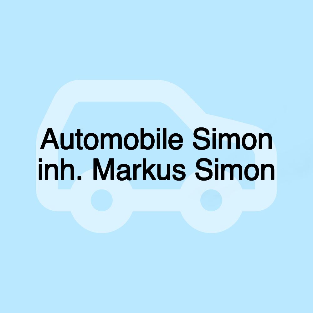 Automobile Simon inh. Markus Simon