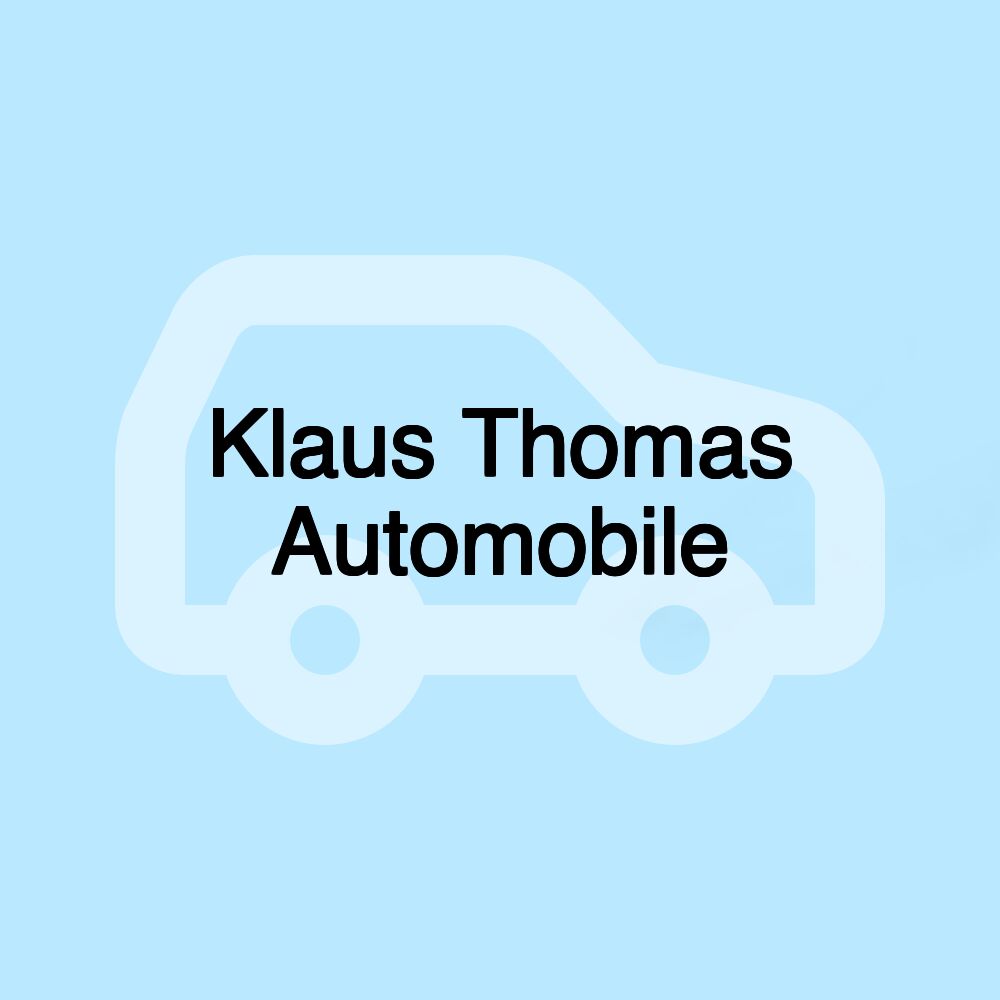 Klaus Thomas Automobile