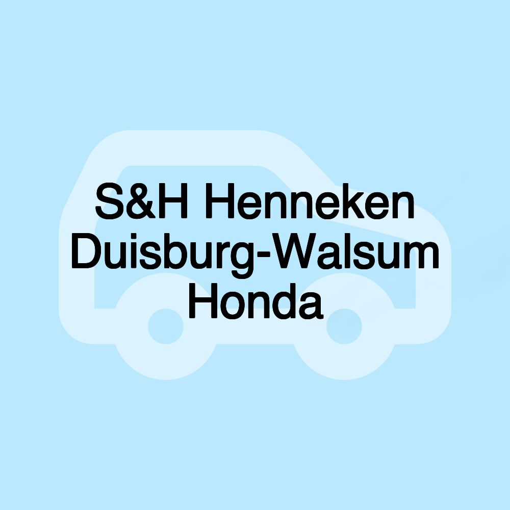 S&H Henneken Duisburg-Walsum Honda