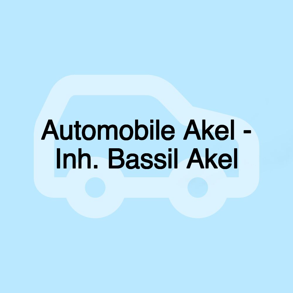 Automobile Akel - Inh. Bassil Akel