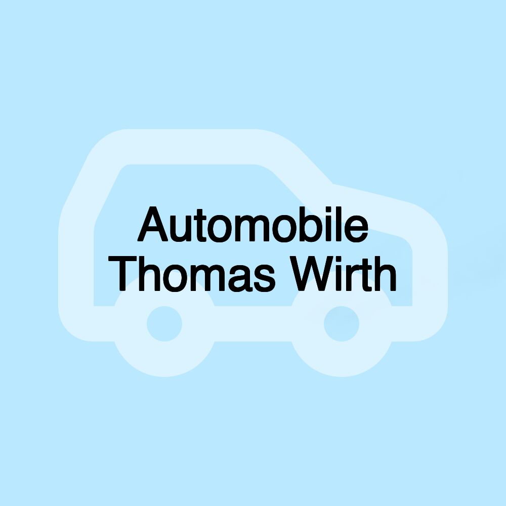 Automobile Thomas Wirth