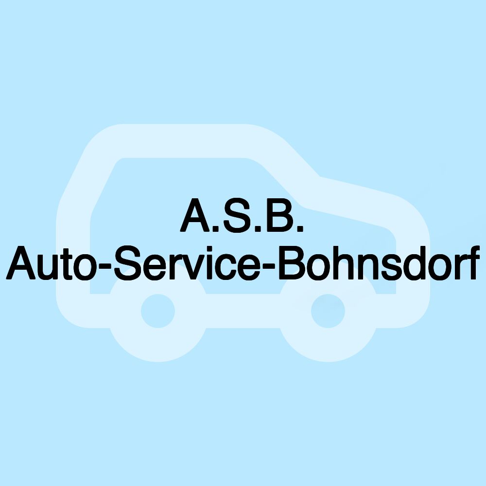 A.S.B. Auto-Service-Bohnsdorf