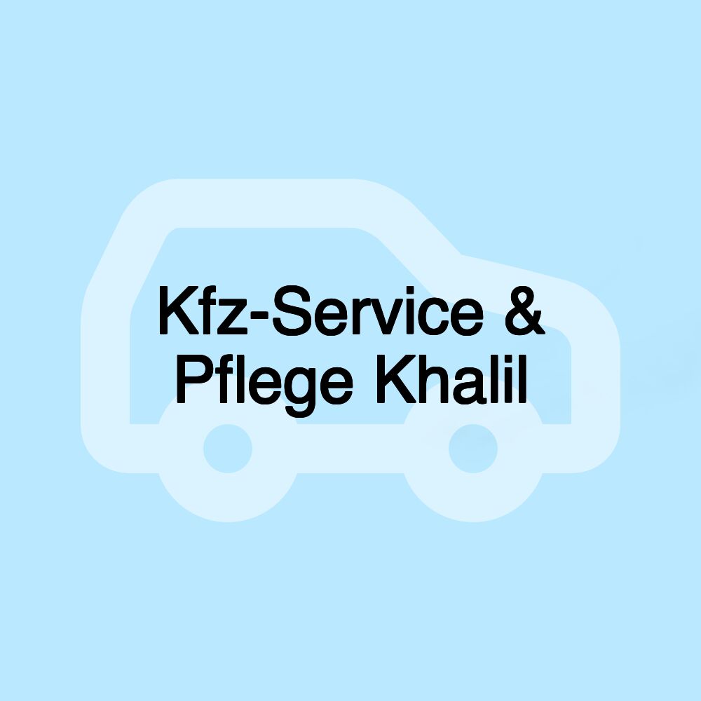 Kfz-Service & Pflege Khalil