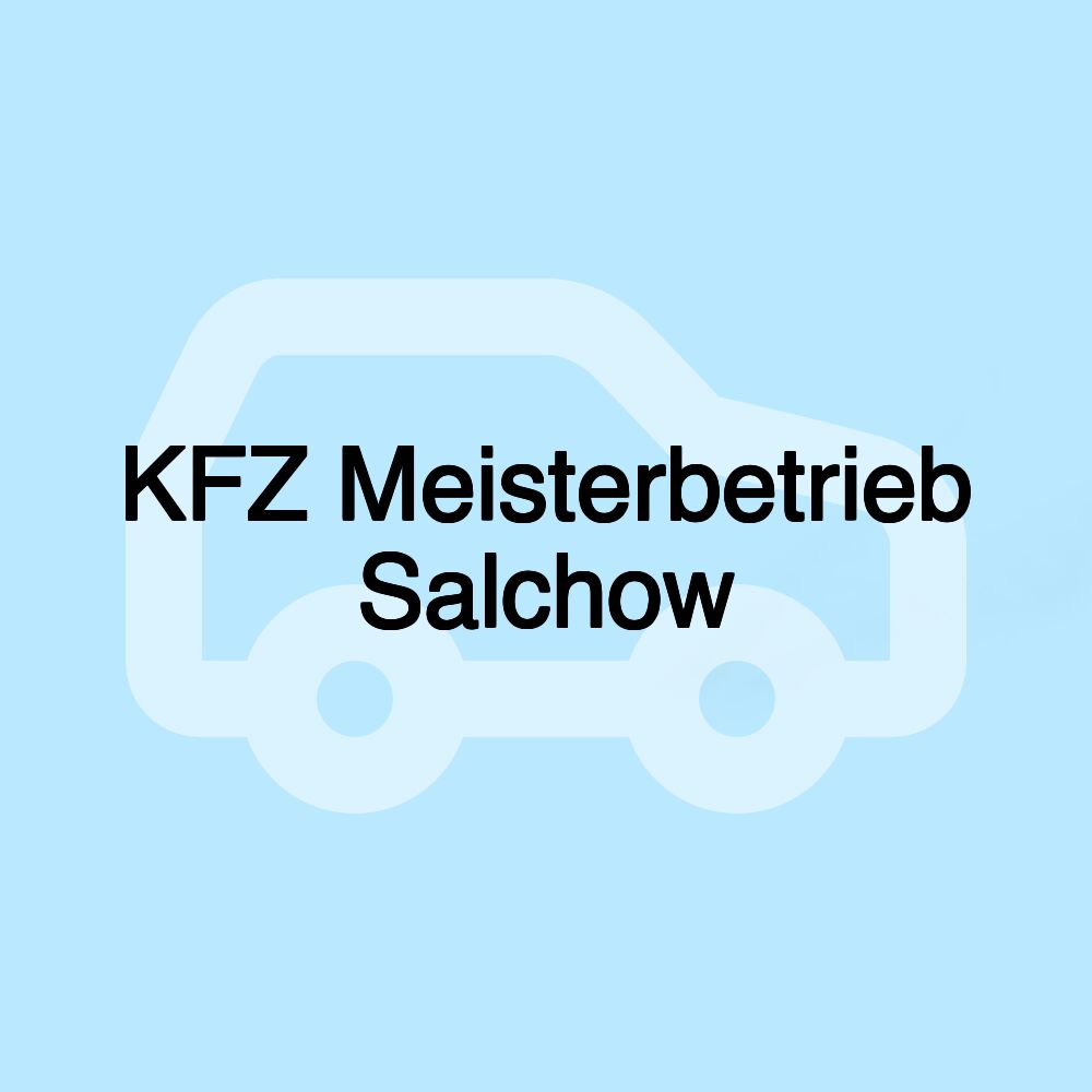 KFZ Meisterbetrieb Salchow