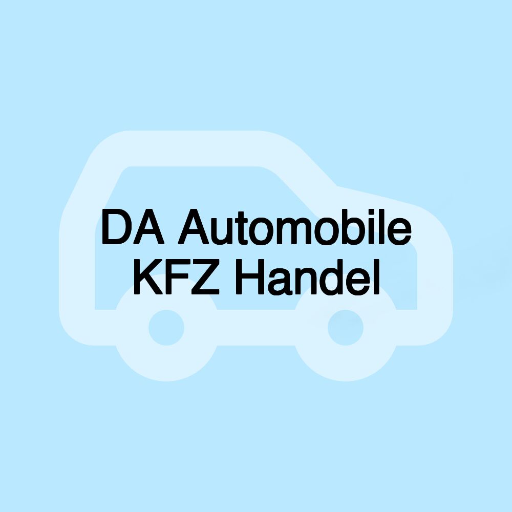 DA Automobile KFZ Handel