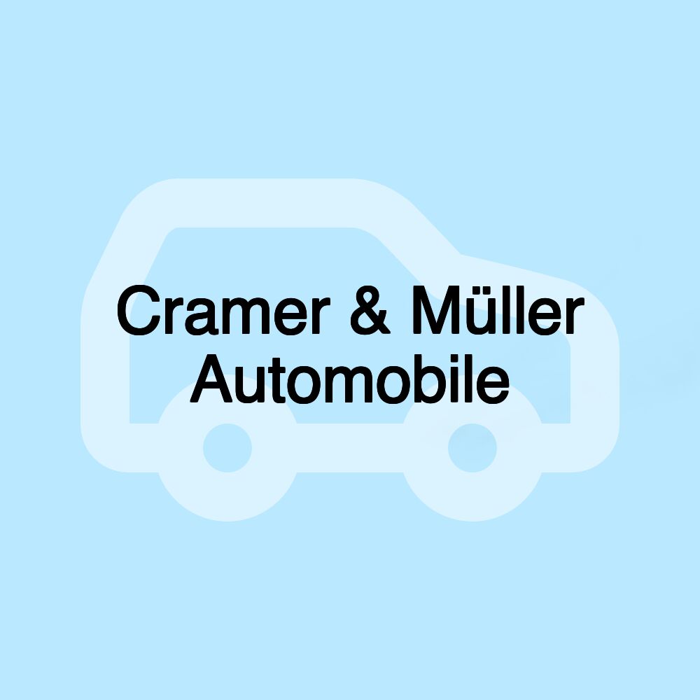 Cramer & Müller Automobile