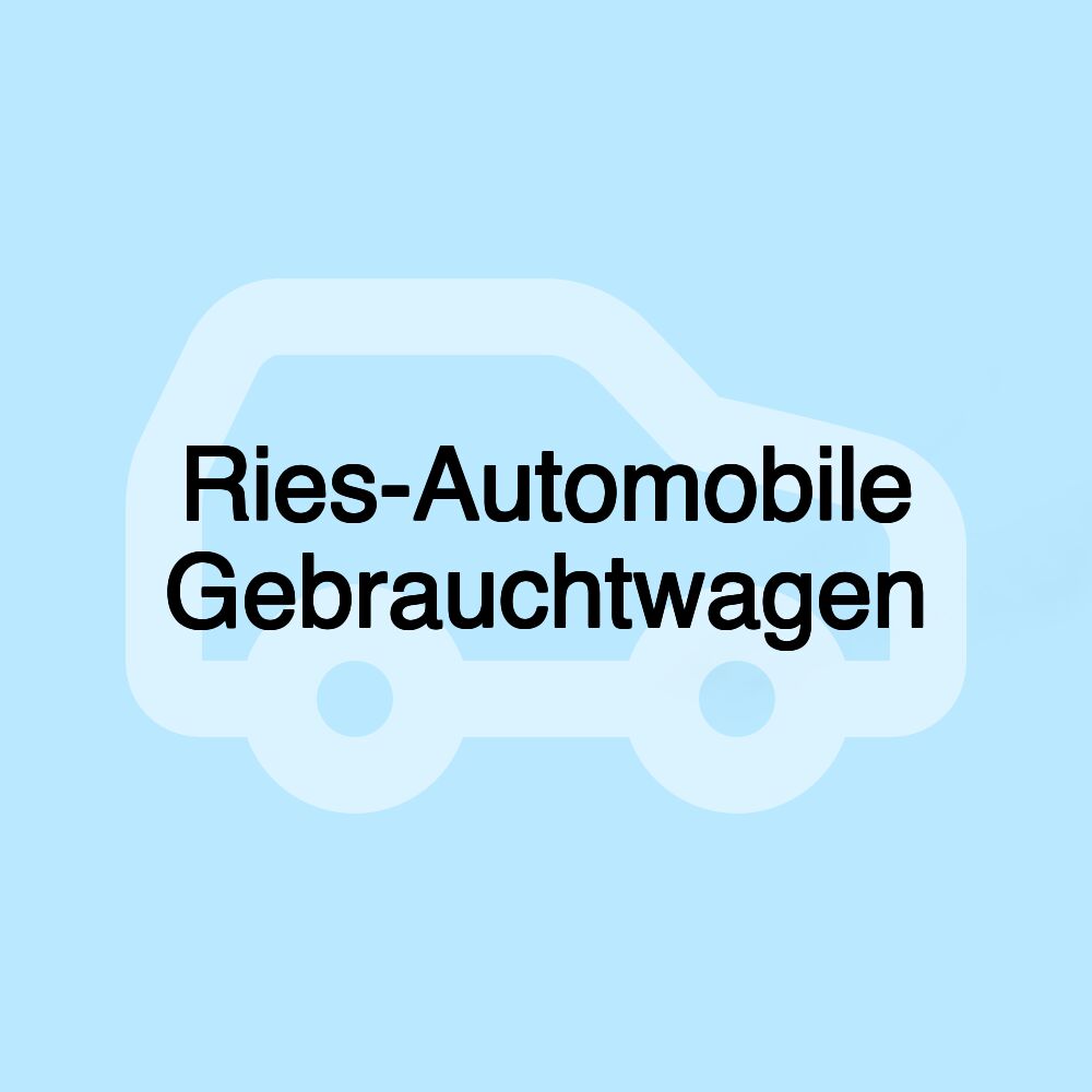 Ries-Automobile Gebrauchtwagen