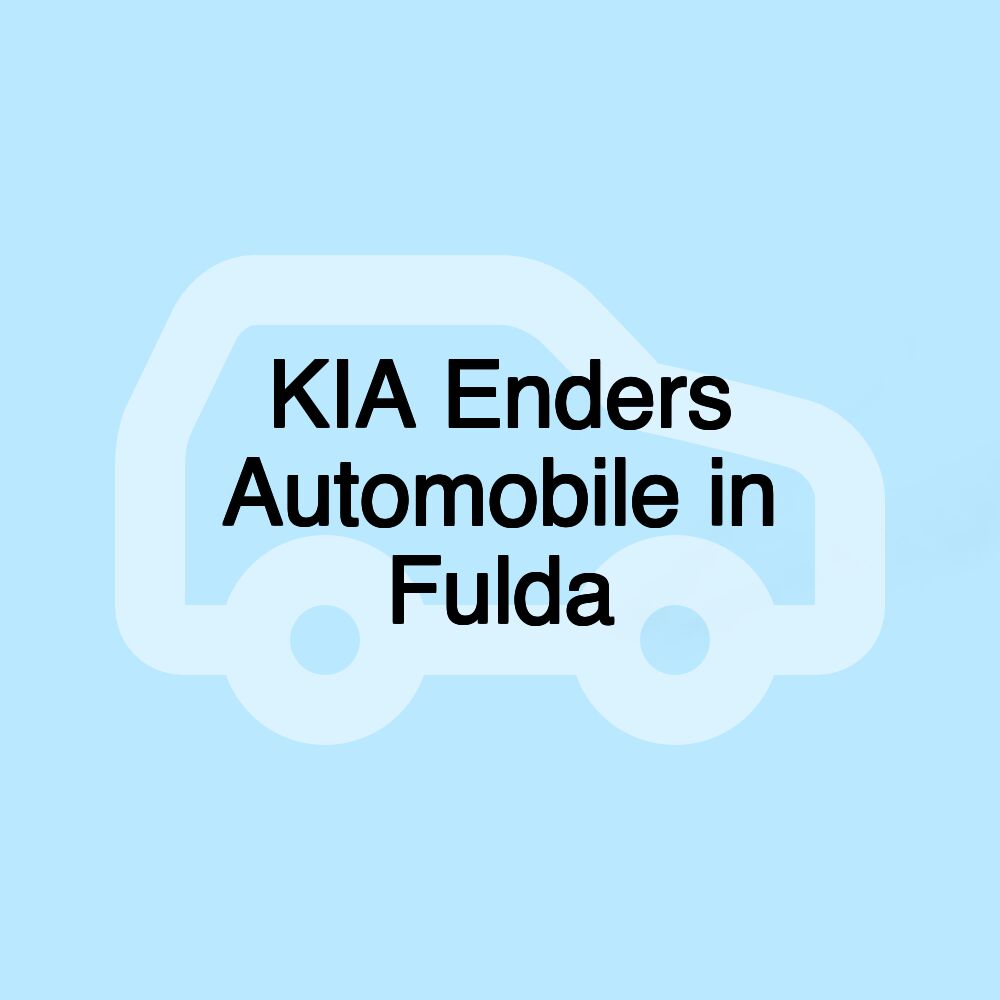 KIA Enders Automobile in Fulda