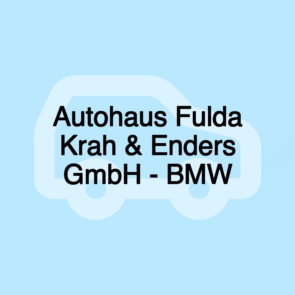 Autohaus Fulda Krah & Enders GmbH - BMW