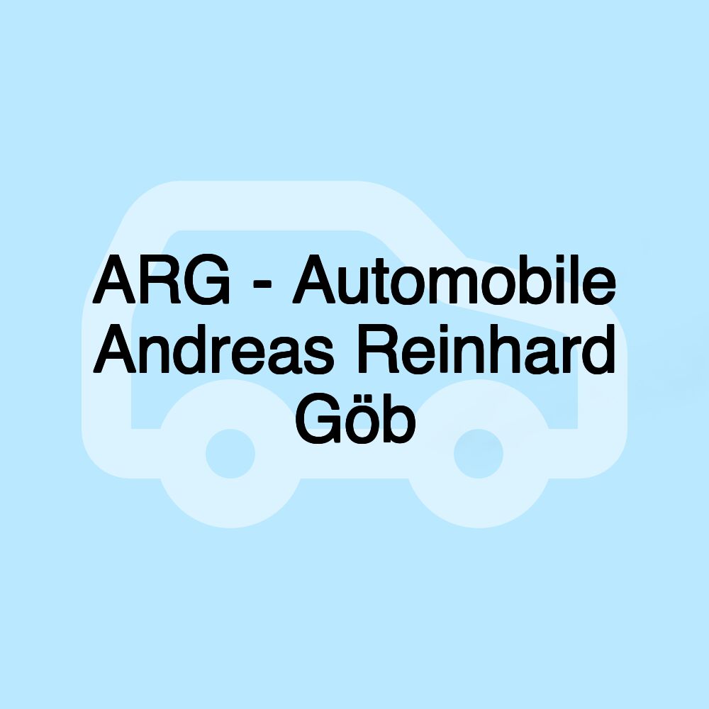 ARG - Automobile Andreas Reinhard Göb