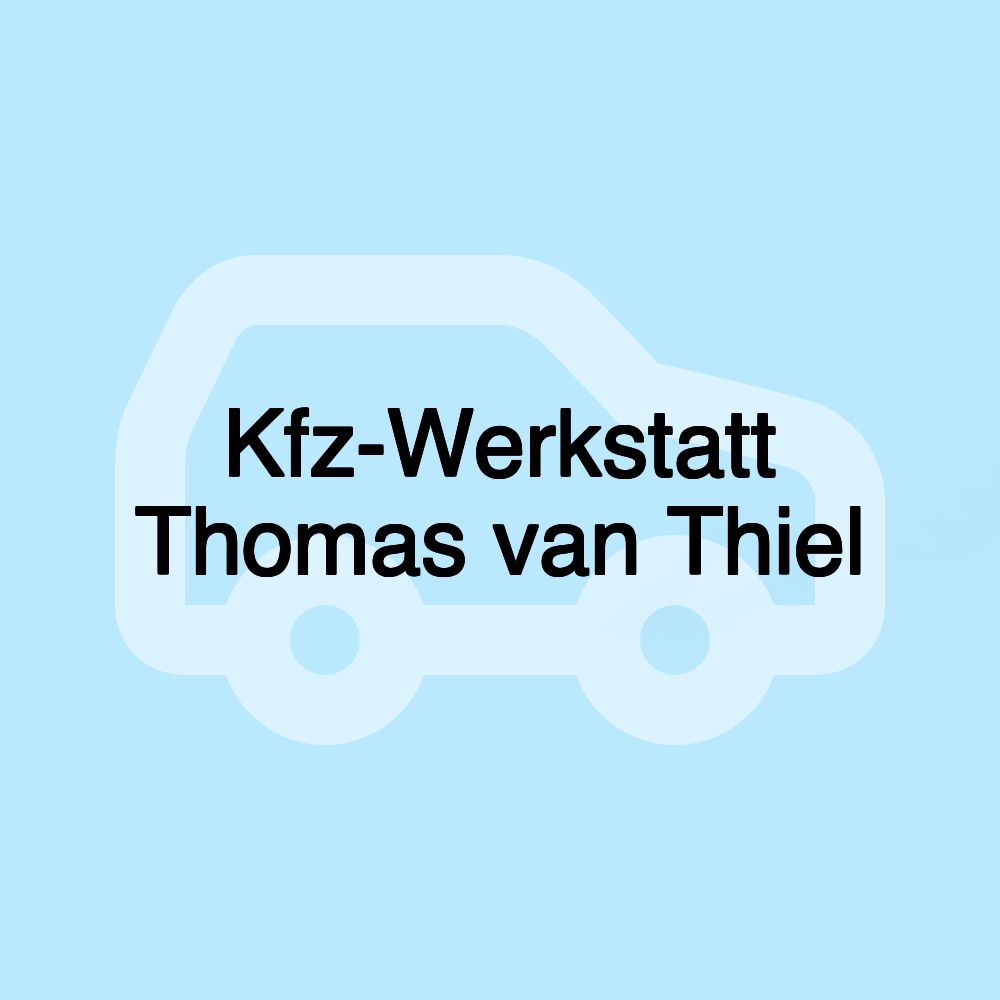 Kfz-Werkstatt Thomas van Thiel