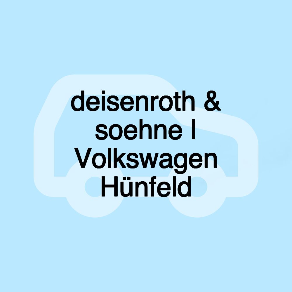 deisenroth & soehne | Volkswagen Hünfeld