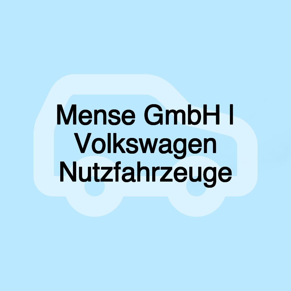 Mense GmbH | Volkswagen Nutzfahrzeuge