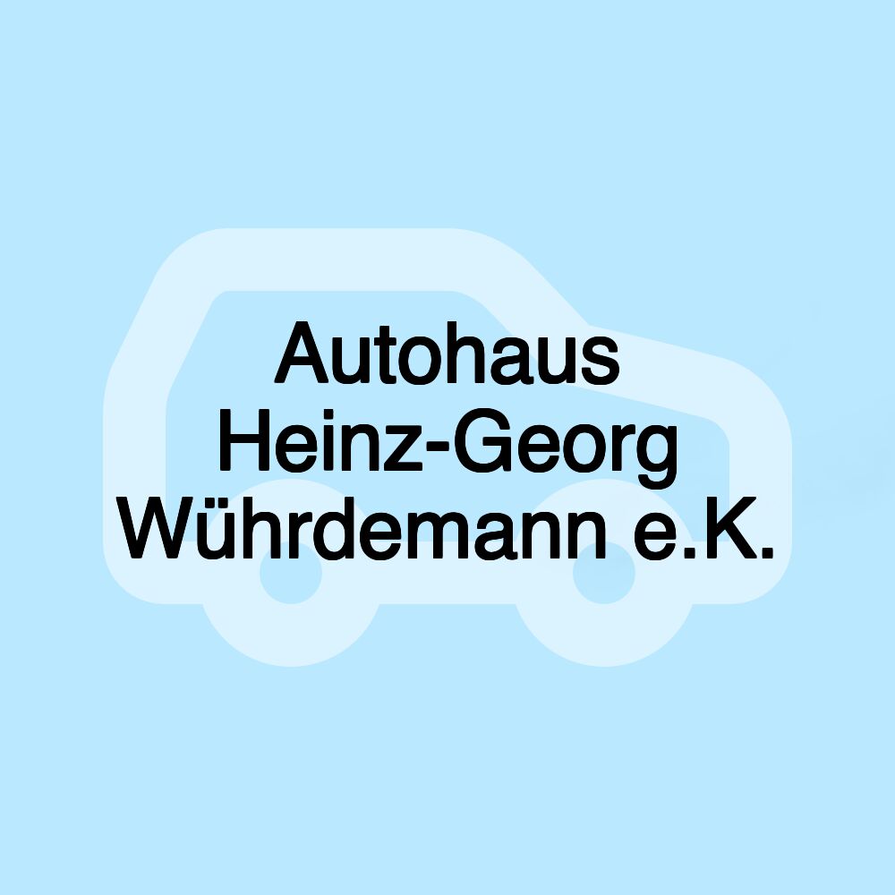 Autohaus Heinz-Georg Wührdemann e.K.