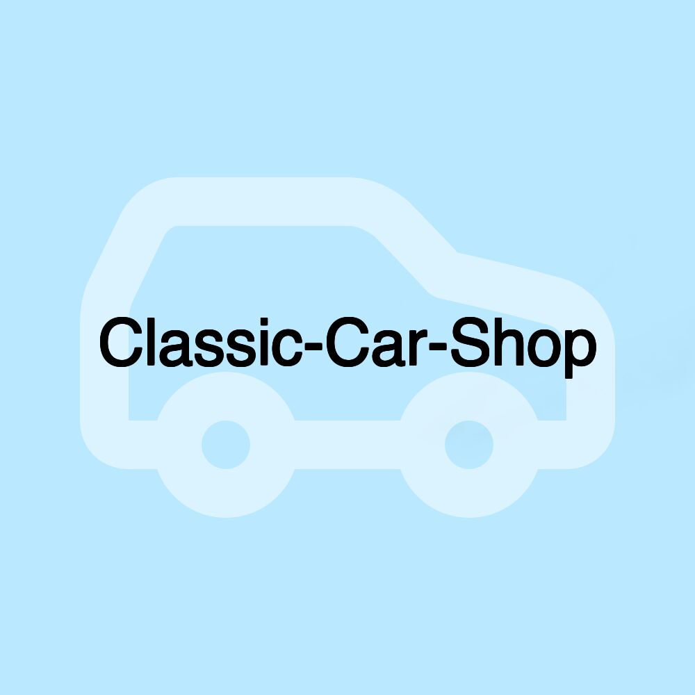 Classic-Car-Shop