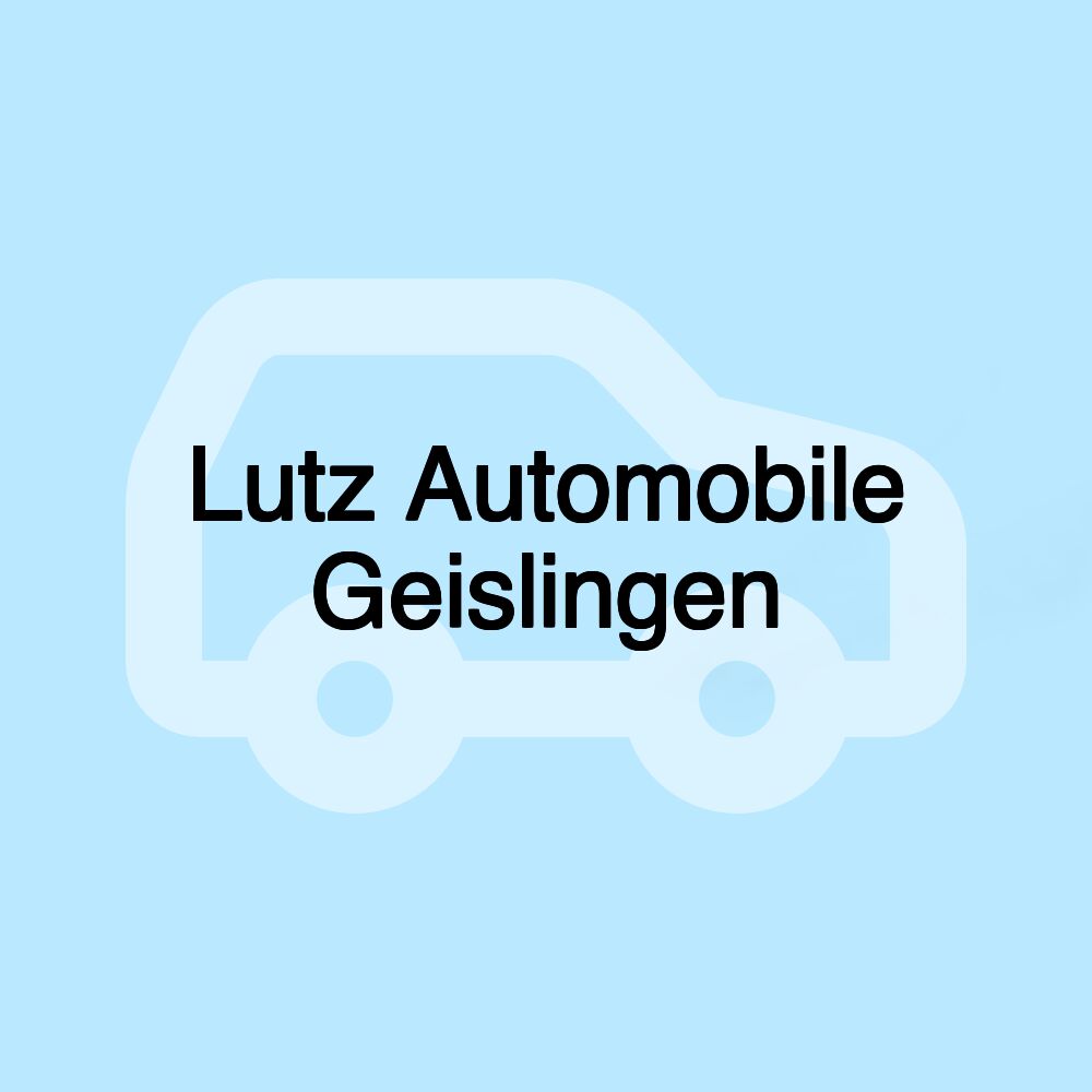 Lutz Automobile Geislingen