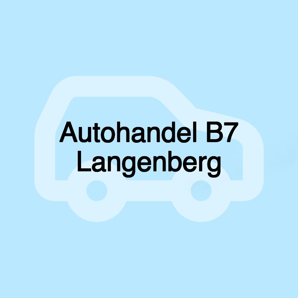 Autohandel B7 Langenberg