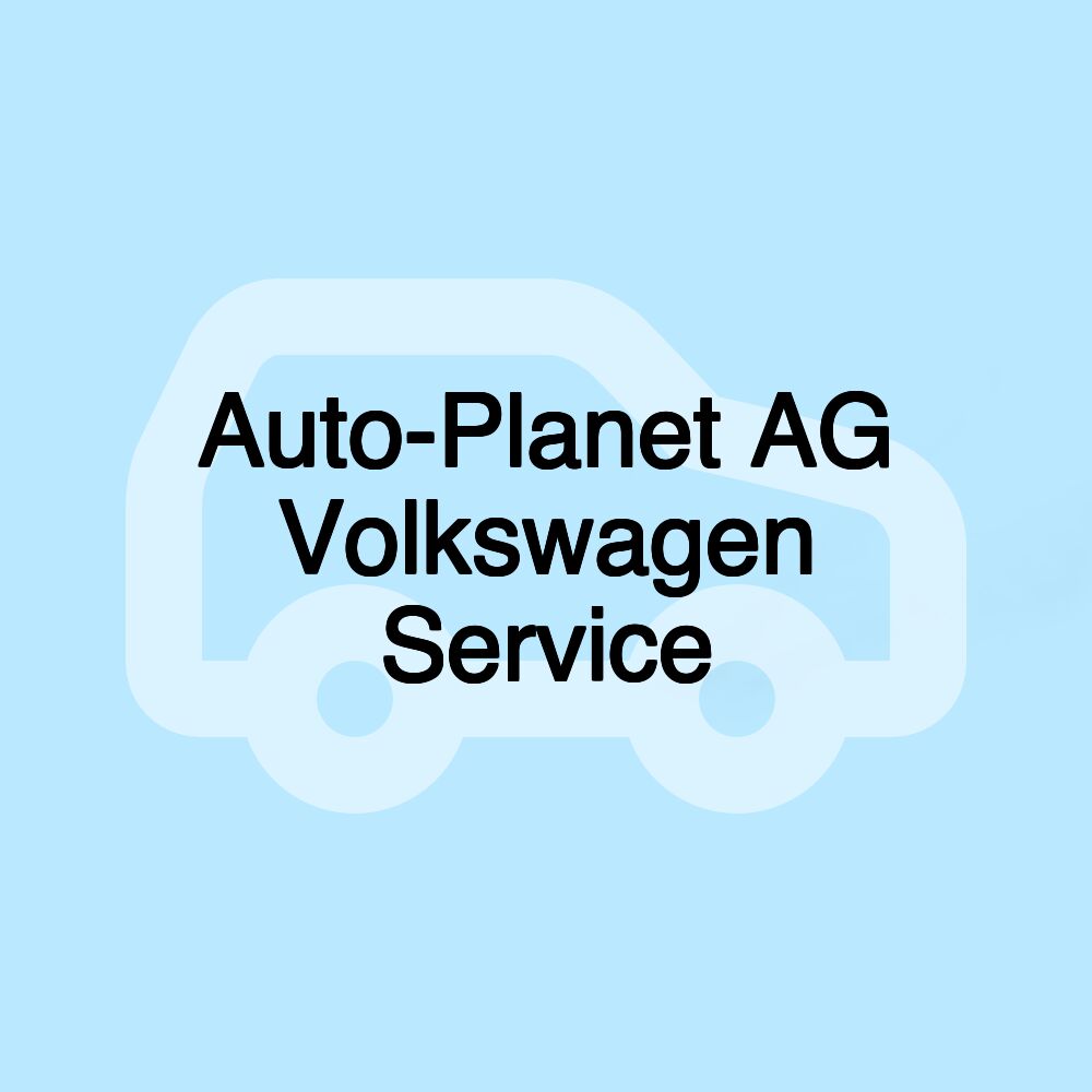 Auto-Planet AG Volkswagen Service