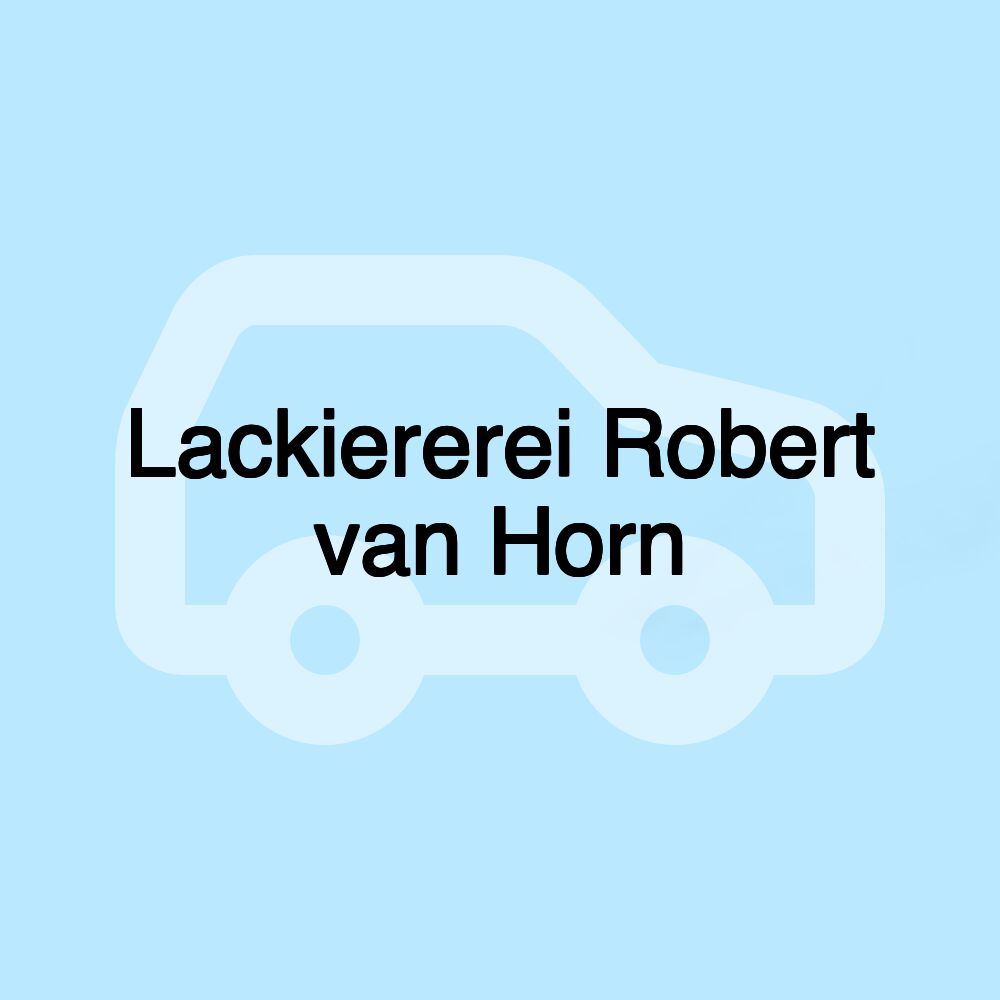 Lackiererei Robert van Horn