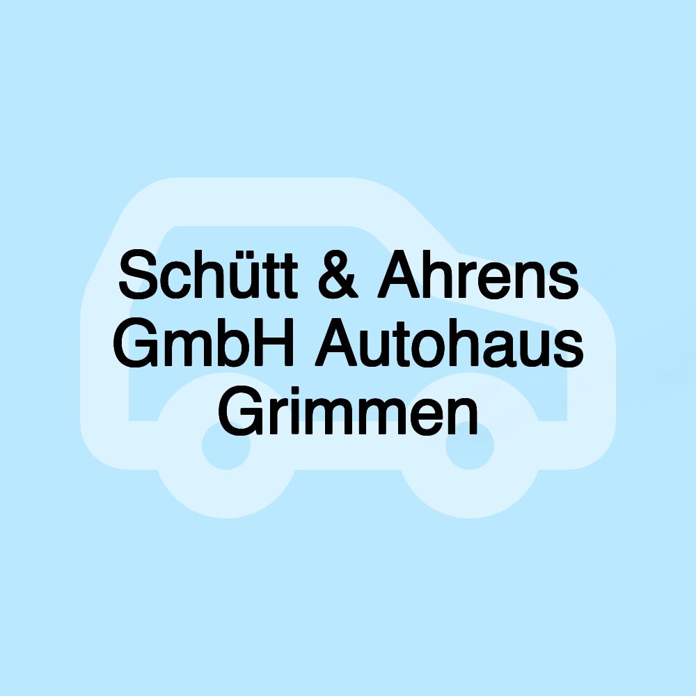 Schütt & Ahrens GmbH Autohaus Grimmen