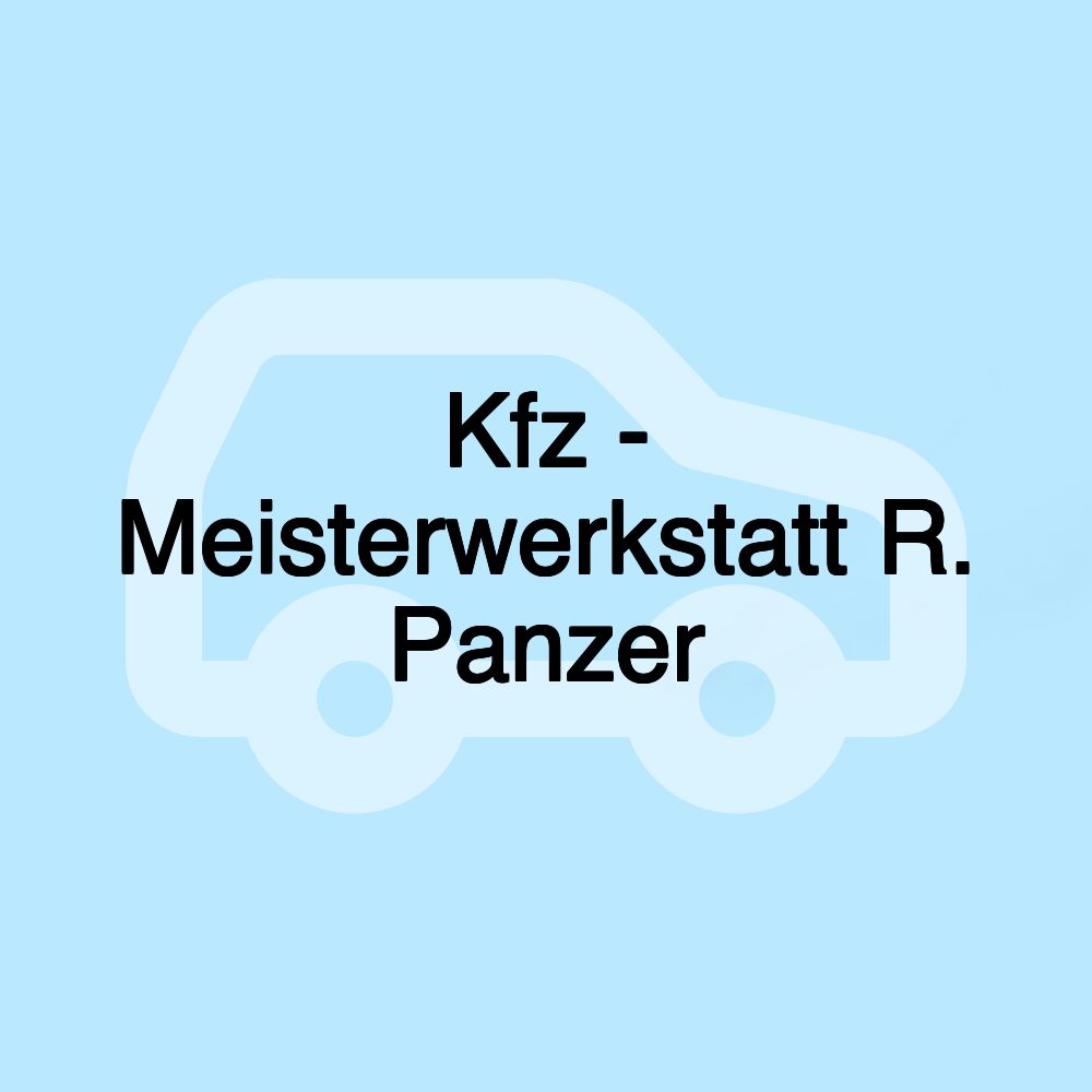 Kfz - Meisterwerkstatt R. Panzer