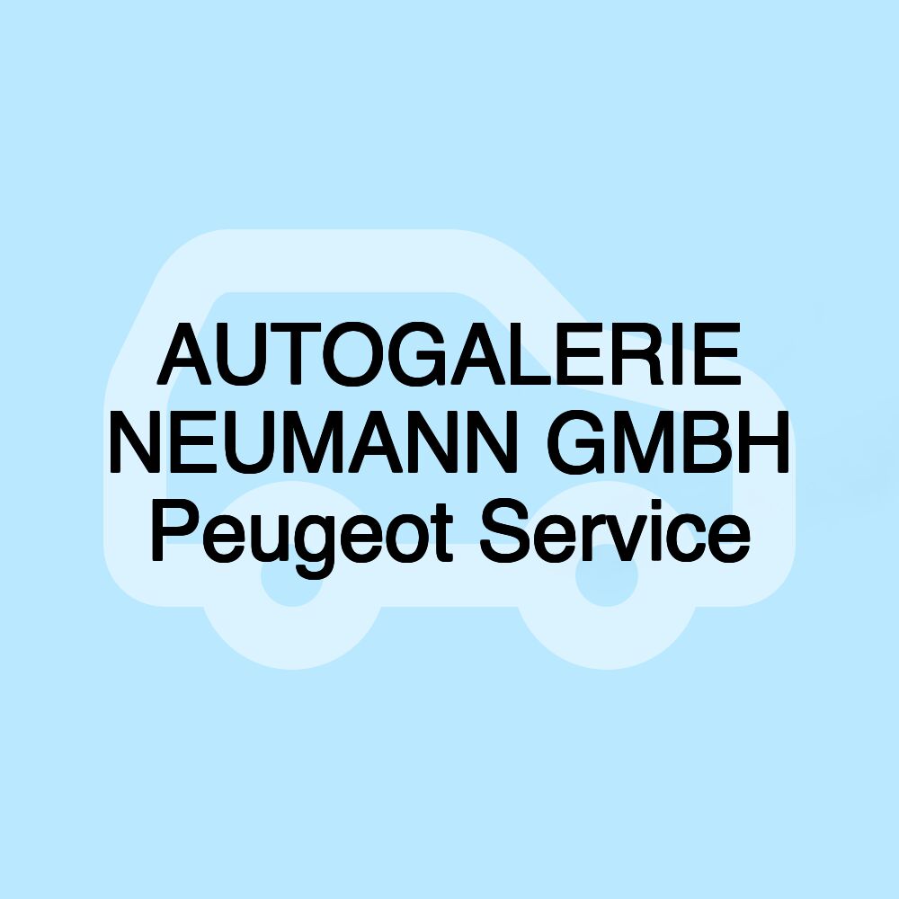 AUTOGALERIE NEUMANN GMBH Peugeot Service