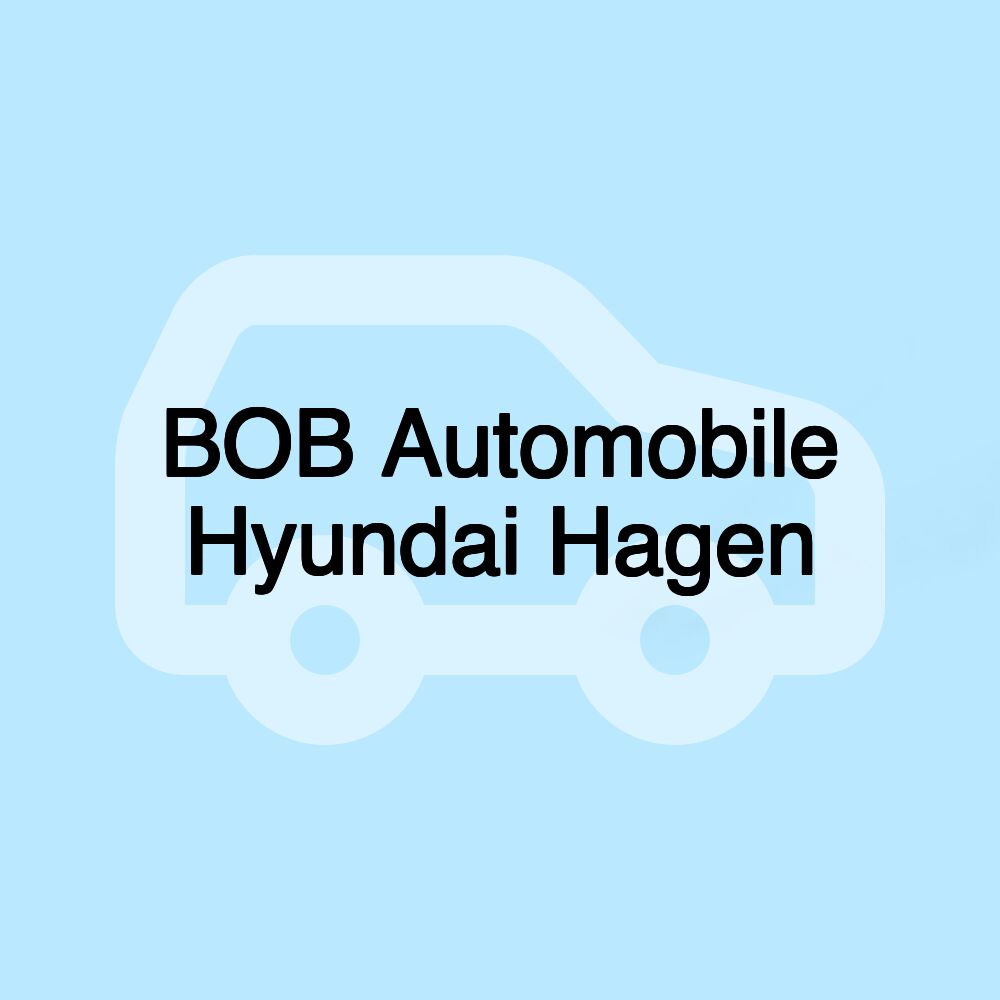 BOB Automobile Hyundai Hagen