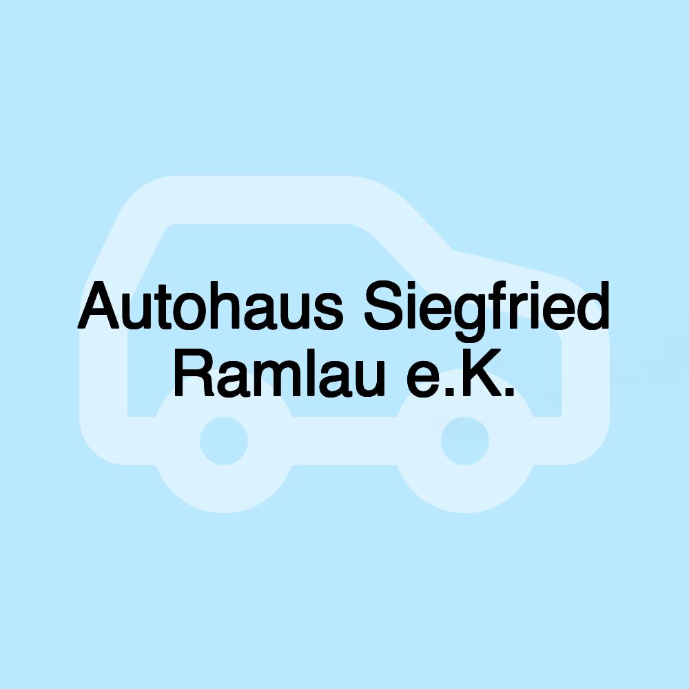 Autohaus Siegfried Ramlau e.K.