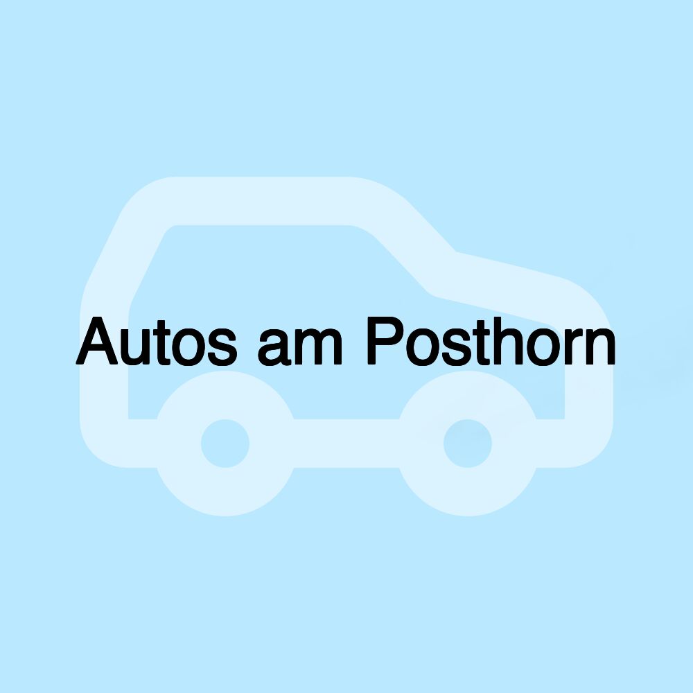 Autos am Posthorn