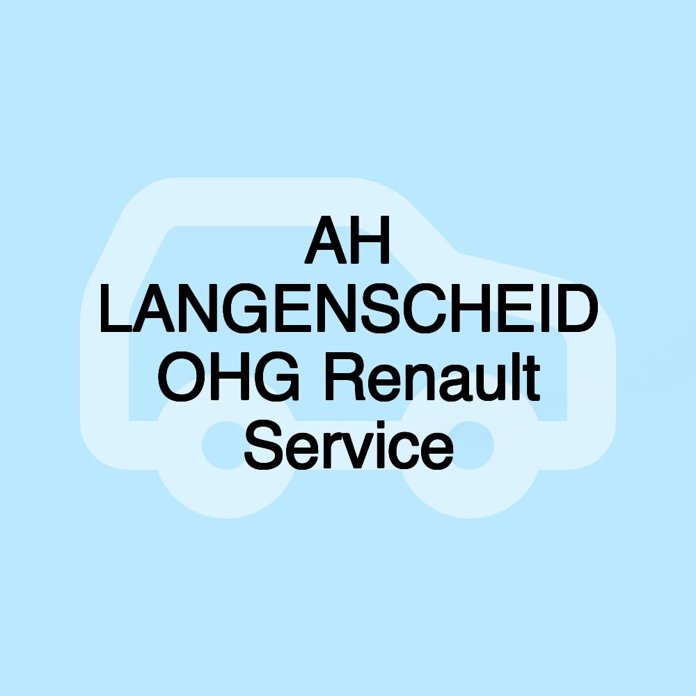 AH LANGENSCHEID OHG Renault Service