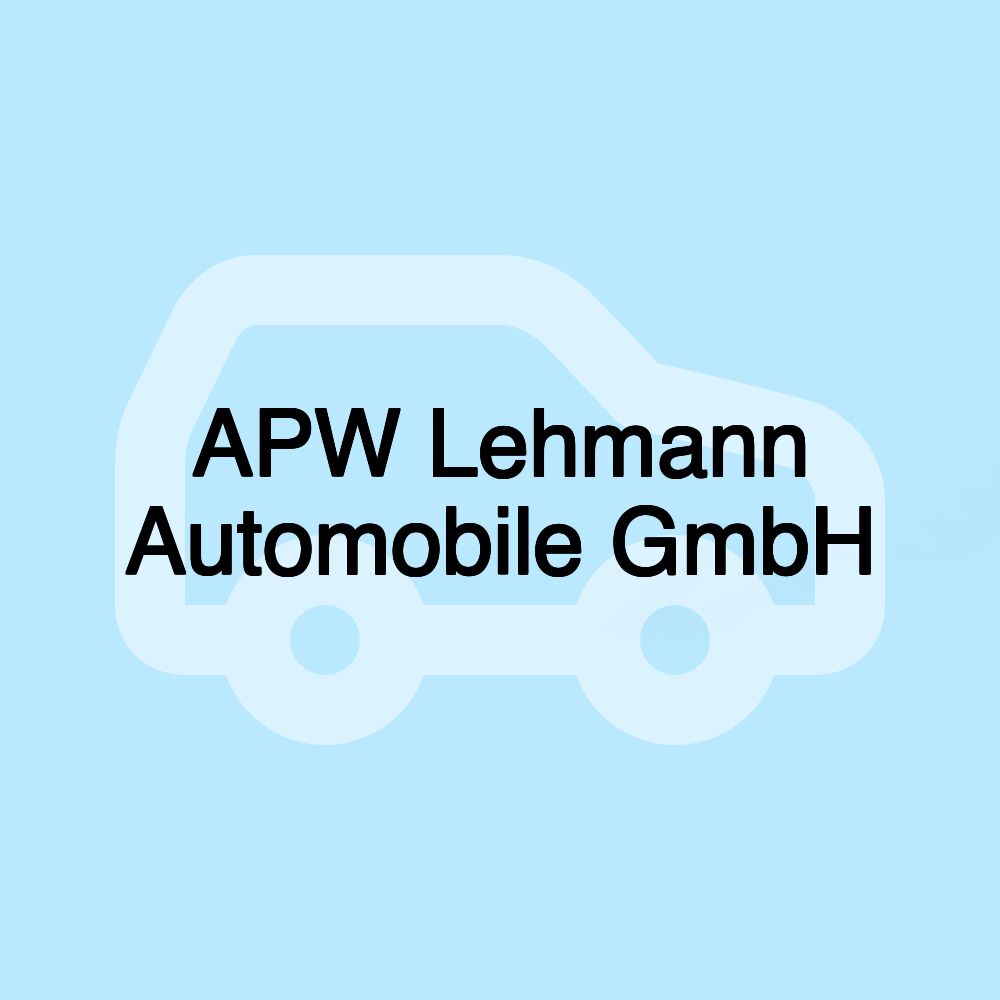 APW Lehmann Automobile GmbH