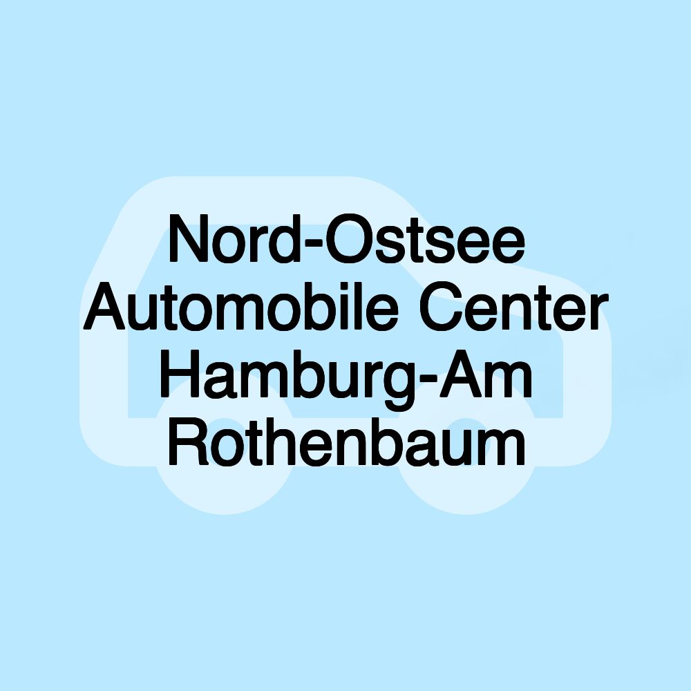 Nord-Ostsee Automobile Center Hamburg-Am Rothenbaum