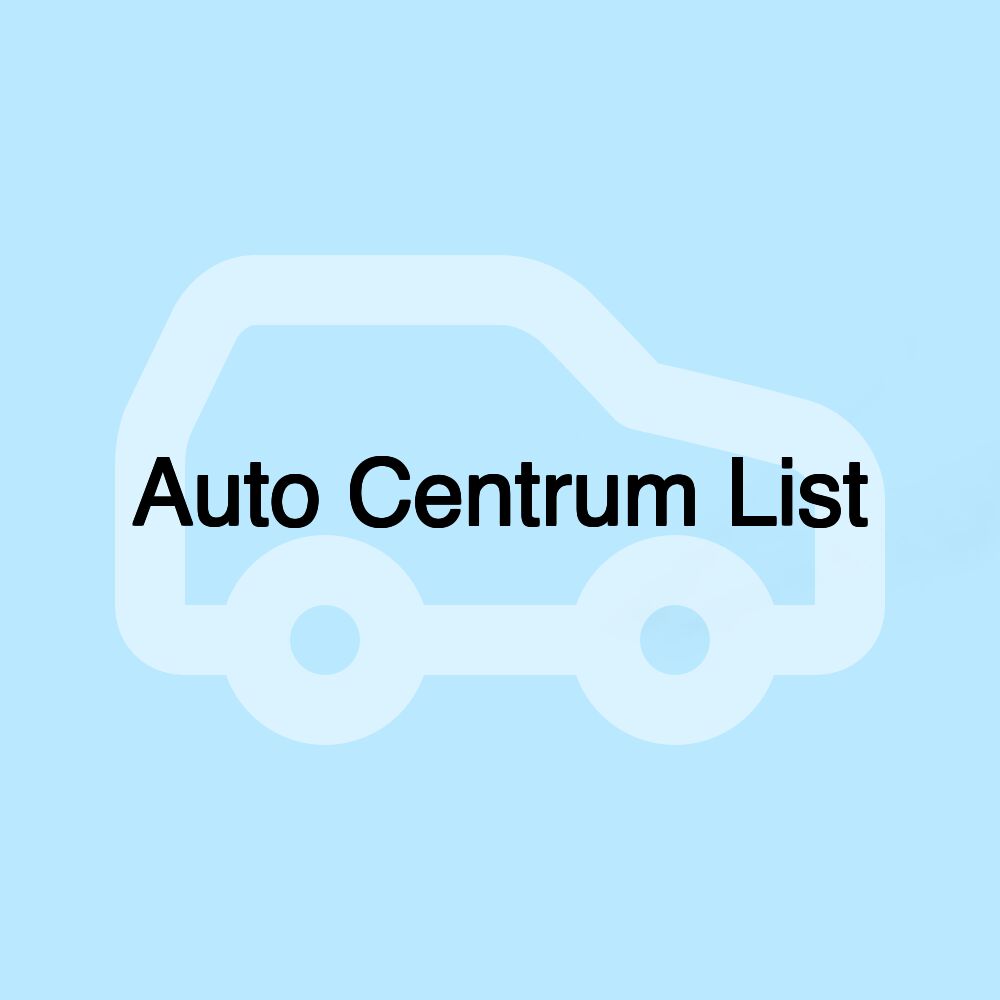 Auto Centrum List