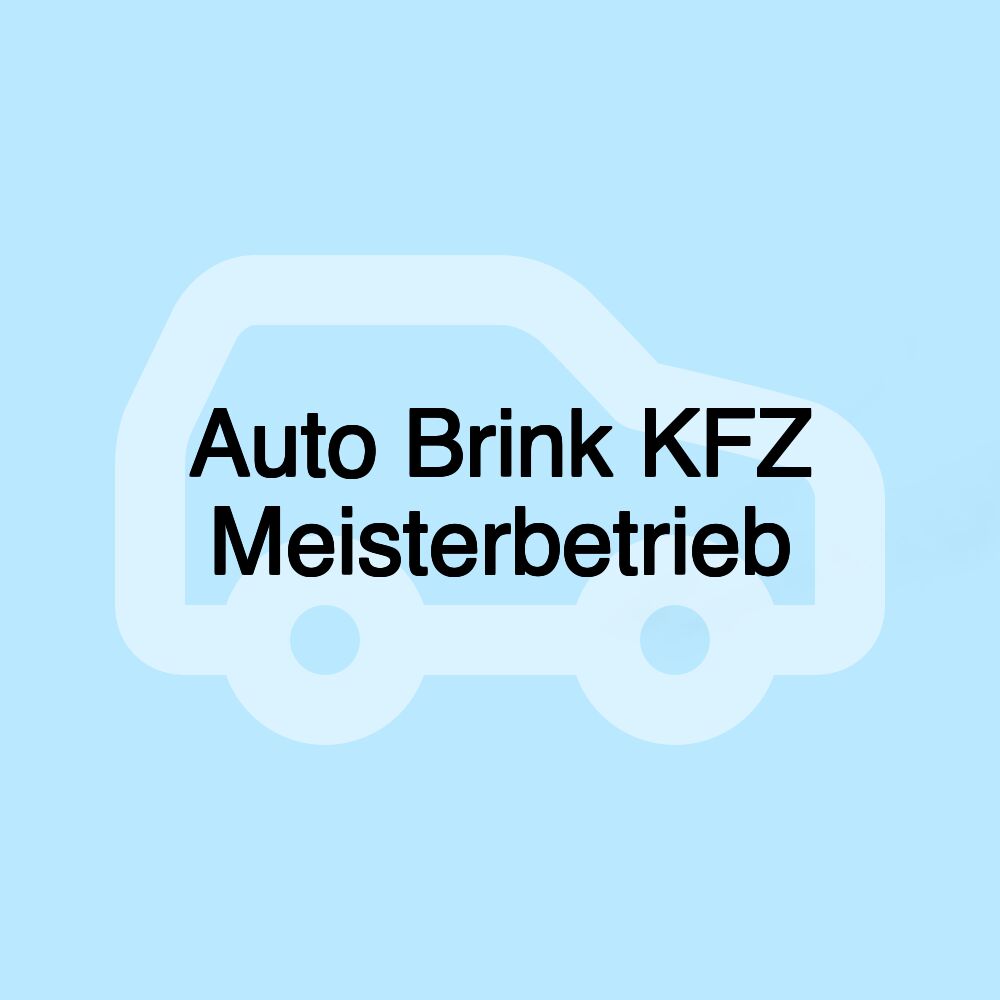 Auto Brink KFZ Meisterbetrieb