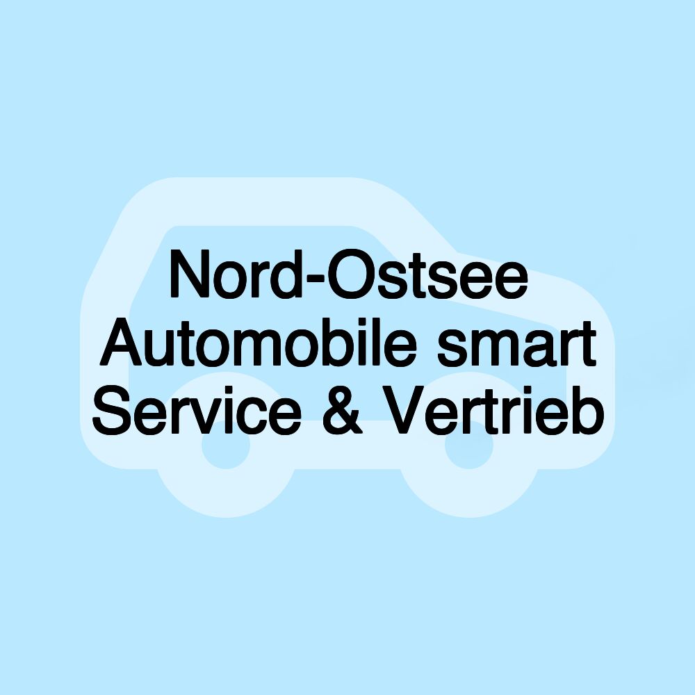 Nord-Ostsee Automobile smart Service & Vertrieb