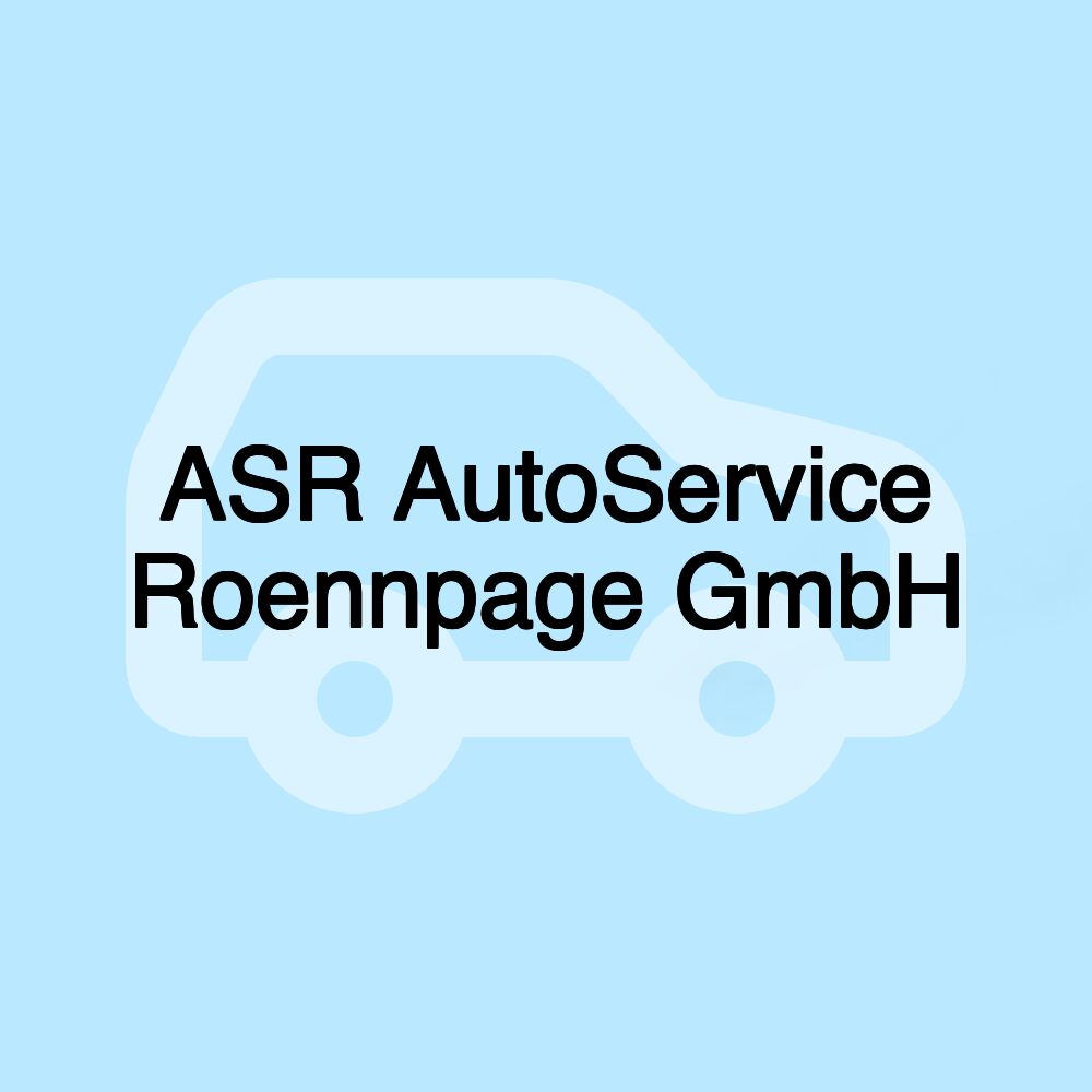 ASR AutoService Roennpage GmbH