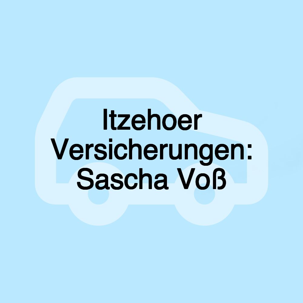 Itzehoer Versicherungen: Sascha Voß