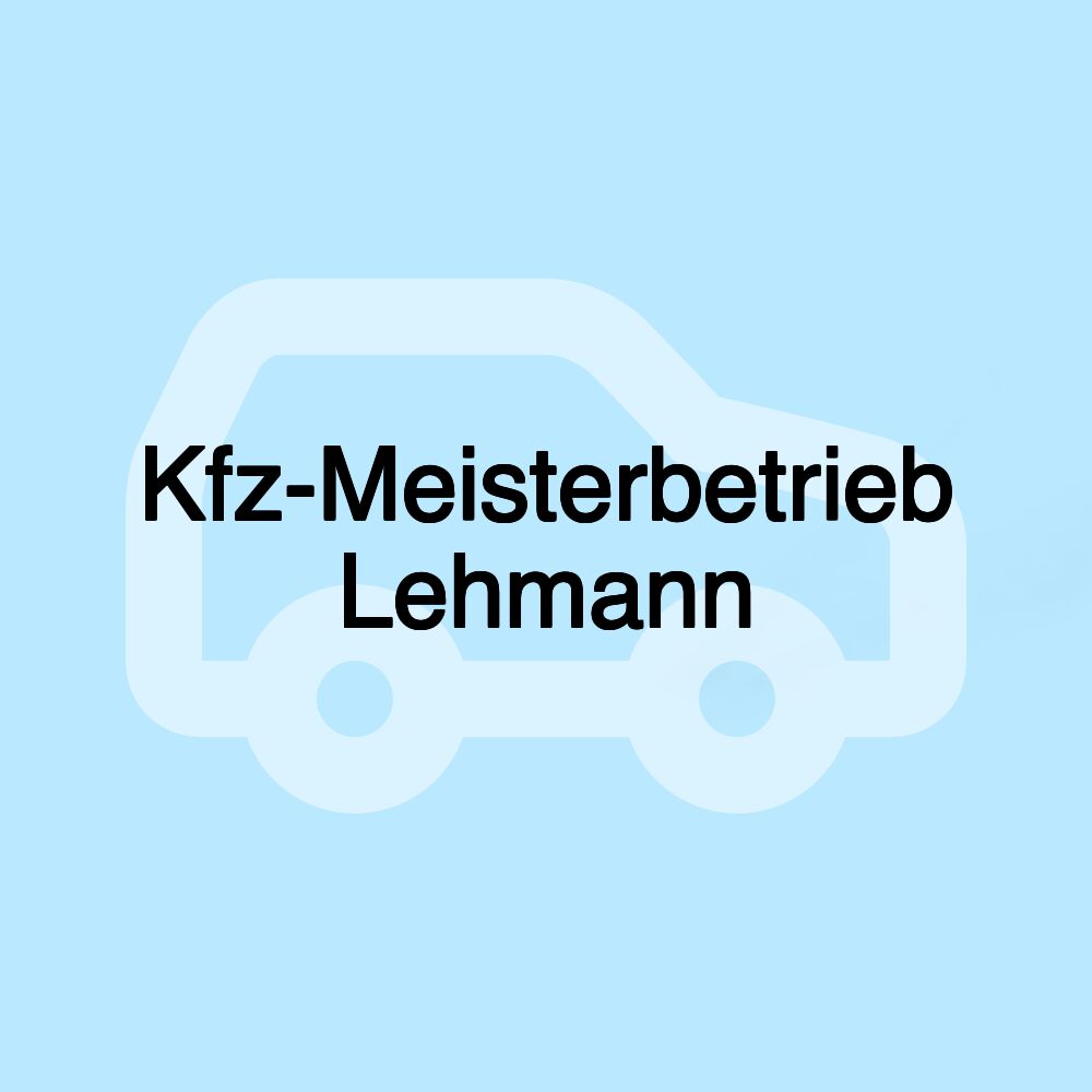 Kfz-Meisterbetrieb Lehmann