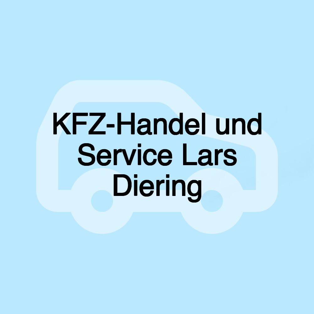 KFZ-Handel und Service Lars Diering