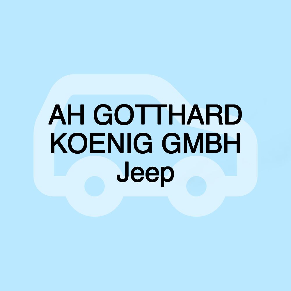 AH GOTTHARD KOENIG GMBH Jeep