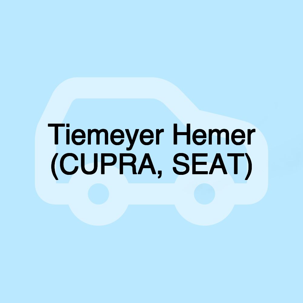 Tiemeyer Hemer (CUPRA, SEAT)